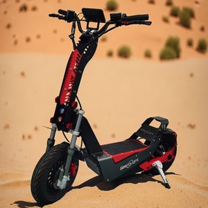 Geofought - Scooter Eléctrico Todoterreno Plegable de 16 Pulgadas con Suspensión Completa para Adultos, Batería de Litio de 72 V, 8000 W, 15000 W, 30-60 Ah - Product Image 1