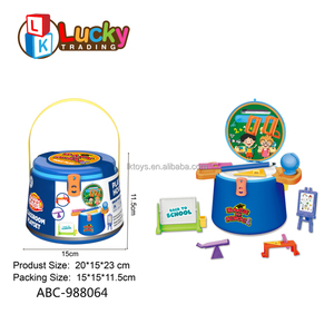 Lucky Toys Wholesale Ensemble de jouets de jeu d'imitation pour enfants, thèmes Cuisine, Desserts, Seau pour animaux de compagnie, Seau de coiffeur, Jouet de maquillage - Product Image 4