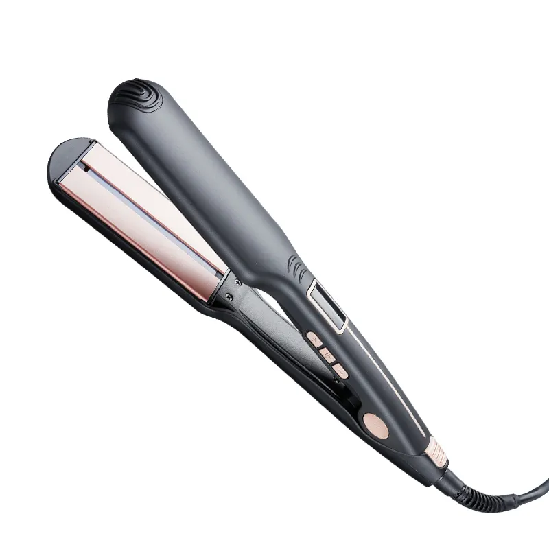 Hot Tóc Ép Tóc Chuyên Nghiệp Salon Curling Clip Nano Nhãn Hiệu Riêng Tóc Sắt Ép Phẳng Sắt LED Hiển Thị Hồng Ngoại