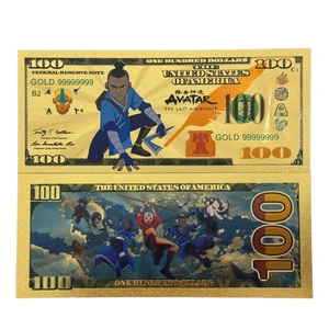 Billets de banque Anime Avatar 2026 America 4 modèles plaqués or 24 carats pour cadeaux - Product Image 2