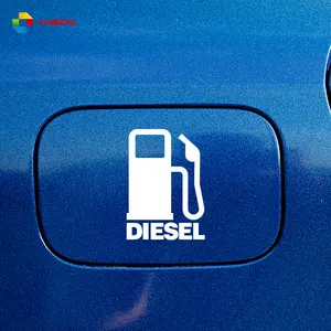 Diesel fuel adhesive car decal fuel tank sticker vinyl car price sticker