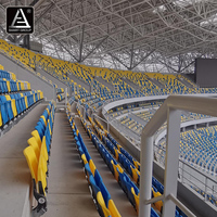 Sièges de stade pliables en plastique pour le football, sièges de stade escamotables, sièges VIP pour le football, chaises de stade à vendre