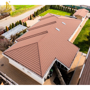 Manufacturer OEM Building Materials Aluminum Zinc Roofing Sheets <strong>Cheap</strong> Price Stone Coated Metal Roof Tiles - Product Image 2