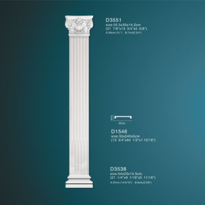 Pu Exterieur Huis Mallen Romeinse Kolom Pilaster Flat Corbel Ontwerp Pijlers Voor <span class=keywords><strong>Cement</strong></span> Beton Voor Villa Balkon Trap - Product Image 1