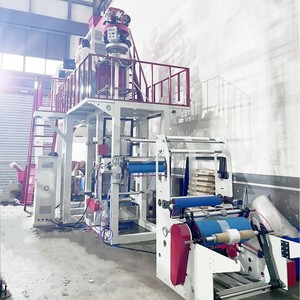 เครื่องผลิตฟิล์มเป่าลมแบบสามชั้น Hongtong รุ่น Co Extrusion Pp Pe ขนาด 600 มม. ระบบระบายความร้อนด้วยน้ำ สำหรับทำถุงบรรจุภัณฑ์ - Product Image 2