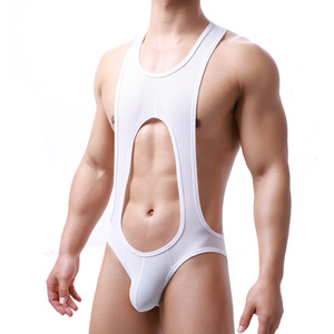 Scarletsin N-24 Ropa interior para hombre, diseño liso, malla fina, transpirable, deportiva, cálida, fina, <span class=keywords><strong>de</strong></span> una sola capa, moldeadora del cuerpo - Product Image 2