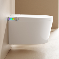 Wholesale Wall Hung Smart Toilet with Built in Tank Auto Flush Heated Seat and Bidet Wash
