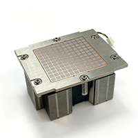 Dissipateur thermique pour processeur de serveur haute puissance pour socket SP5, solution de refroidissement 400W, 5 caloducs en cuivre, base en cuivre, ailettes en aluminium, 2US87