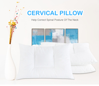 Oreiller cervical réglable, soutien orthopédique profilé, traction cervicale pour les douleurs au cou et au dos