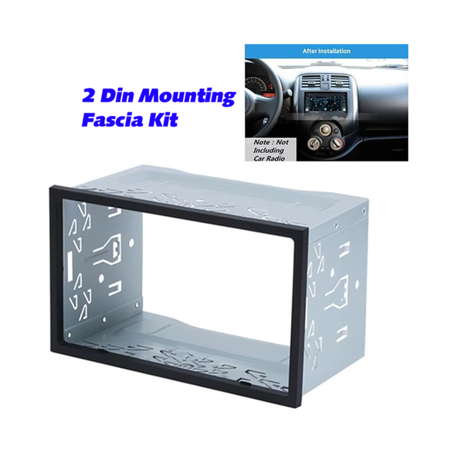 2Din Fittings Kit Radio Head Unit Installation Frame General 2Din Fittings Kit Automotive Radio Player Box