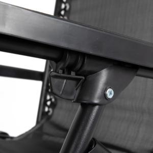 كرسي للحديقة قابل للطي قابل للطي مع وضعية قابلة للتعديل منعدم الجاذبية للبيع بالجملة كرسي استلقاء خارجي مع وضعية للشمس لجانب حمام السباحة - Product Image 6