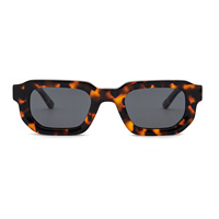 HA24455 Nouvelle Arrivée Vente en Gros Lunettes de Soleil Polarisées TAC Personnalisées Montures Carrées Vintage Premium en Acétate Épais