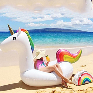 Flotador Inflable de Unicornio Gigante para Piscina, Juguetes Acuáticos para Fiestas en la Piscina - Product Image 6
