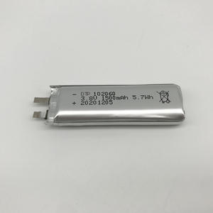 De alta tensión 102060 de <span class=keywords><strong>3</strong></span>,8 v 1500mah batería de iones de litio - Product Image 6