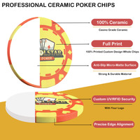 Fichas de Póker Personalizadas OEM BIG POKER de 10g y 39mm con Logotipo Personalizado para Eventos Promocionales, Regalos VIP y Premios de Programas de Fidelización