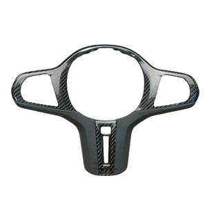 Cubierta de <span class=keywords><strong>volante</strong></span> de fibra de carbono de alta calidad para <span class=keywords><strong>BMW</strong></span> G30 G32 G15 G16 1 2 <span class=keywords><strong>3</strong></span> 4 Series cubierta de decoración de <span class=keywords><strong>volante</strong></span> de coche embellecedor - Product Image 1