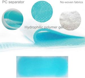 Parches de enfriamiento suaves seguros pediátricos Alivio de la fiebre del bebé Paquetes calientes y fríos Pegatinas de enfriamiento de la fiebre infantil - Product Image 3