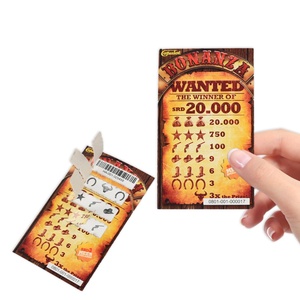 Carte à tirer à fenêtre multiple, impression recto-verso, rapide et fiable, pour jeux de tirage en gros - Product Image 1