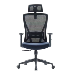 Silla de Oficina Ergonómica Moderna, Respaldo Alto de Malla, Reposacabezas Ajustable, Soporte Lumbar, Silla Giratoria con Ruedas para Oficina - Product Image 1