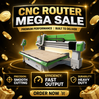 Routeur CNC S6 2513 avec système de changement d'outil automatique ATC 7,5 kW, table mobile pour le traitement du PVC, de l'acrylique et du MDF