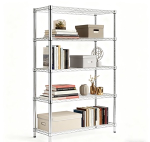 Scaffali cromati per uso industriale di magazzino, produttore all'ingrosso, certificato NSF, garanzia di 1 anno, - Product Image 1