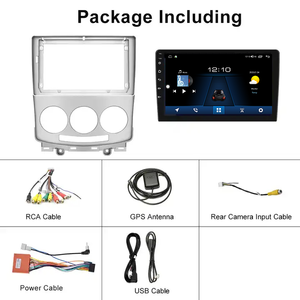 Aijia 9 pulgadas Android Car Stereo autoradio para Old <span class=keywords><strong>Mazda</strong></span> 5 2005-2010 Auto GPS Radio con control de volante USB Carplay - Product Image 2