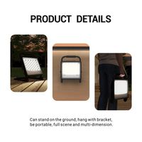 OUTLUX Lampe de travail LED pliable à poignée, portable, réglable, recharge rapide USB, fonction de commutation CCT, 30W 50W 100W, en promotion