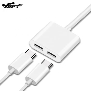 Adaptateur de charge de casque Audio numérique Usb <span class=keywords><strong>C</strong></span> séparateur Aux <span class=keywords><strong>c</strong></span>âble de charge 2 en 1 Type <span class=keywords><strong>C</strong></span> à 3.5mm pour Samsung Shenzhen TPE - Product Image 3