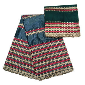 Offre Spéciale <span class=keywords><strong>Bazin</strong></span> Brodé, 5+2 Yards, Style Nigérian, <span class=keywords><strong>Bazin</strong></span> <span class=keywords><strong>Blanc</strong></span> 100% Coton - Product Image 4