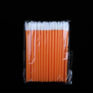Disposable Custom Color Lip Brush 50pcs Plastic Handle Soft Nylon Lip Gloss Applicator Makeup Tool - Product Image 5