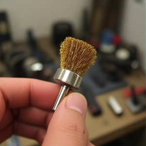 Wire Front <b>Brush</b> Abrasive <b>Brushes</b> 6 Mm Steel Shaft For Metal Polishing - Product Image 3