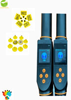 Escáner de Microchip USB para Etiquetas de Oreja, Lector RFID para Animales, Escáner Portátil para Granjas