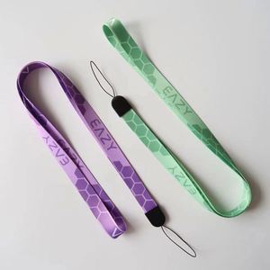 Low Price Custom Short Wrist Strap Lanyards for Mobile Cell Phone Sublimation Heat Transfer Polyester WH for Brand Model - Product Image 3