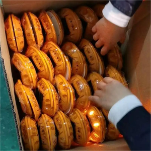 Оптовая цена, уличная дорожная лампа с 8 светодиодами, IP68, солнечная энергия, наземные габаритные огни, пластиковые габаритные огни для проезжей части - Product Image 3