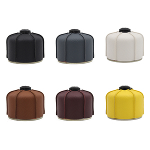 PU cuero Picnic Mini tanque <span class=keywords><strong>Gas</strong></span> cubierta al aire libre <span class=keywords><strong>Camping</strong></span> <span class=keywords><strong>Gas</strong></span> calentador manga cocina cilindros de <span class=keywords><strong>Gas</strong></span> - Product Image 5