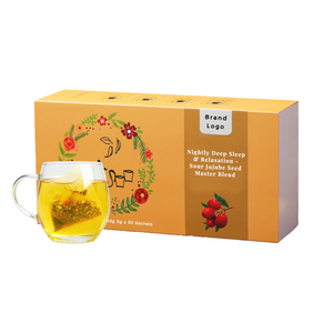 Té de Semillas de Jujube Natural para el Bienestar Nocturno, 150g 5g*30, Infusión Herbal para la Relajación, Venta al por Mayor, Marca Privada, OEM - Product Image 1