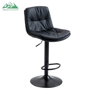Taburete <span class=keywords><strong>de</strong></span> Bar Resistente Wayon con Ruedas, Asiento Redondo Azul, Silla <span class=keywords><strong>de</strong></span> Taller para Garaje o Salón - Product Image 3