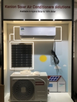Climatiseur solaire hybride à technologie double T1/T3 12000 BTU avec inverseur DC complet