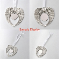 Ornement de Noël personnalisable avec monogramme, gravure laser, breloque pour cheminée, OEM/ODM, décoration de saison