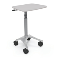 Fabricants puissants, vente en gros, tige de frein en Nylon PU Durable, pivot de meubles, roulette pour bureau