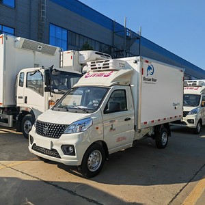 Foton 4x2 1.5-2T Mini Gasoline Refrigerator Truck Customization Transport Vegetable Meat Egg Freezer Refrigerated Truck - Product Image 1