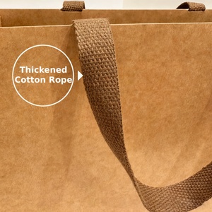 Boutique Foldable Paper Bags Luxury Kraft Paper Tote Bag with Your Own logo Luxury Paper Bag Customizable Paper Bags - Product Image 2