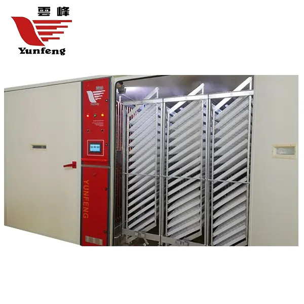 Yunfeng YFDF-576SL automatic controller hatchery machine 60000 chick poultry eggs incubator eggs for sale