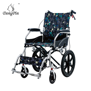 Fauteuil roulant économique standard à plaid, pliable, léger, en alliage d'aluminium, <span class=keywords><strong>aide</strong></span> à la mobilité manuelle pour personnes âgées - Product Image 1
