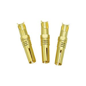 Conectores de pin macho y hembra 2.1*18.7 con terminales de cobre para conector de enchufe de carga EV - Product Image 1