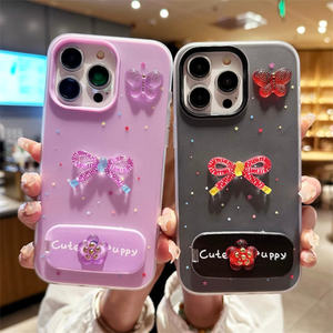 Étui pour téléphone portable Lichicase, <span class=keywords><strong>coque</strong></span> en gelée pour femme, mignon avec un nœud, pour vivo Y400 T4 Pro Y39 Y300i - Product Image 4