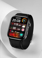 Reloj Inteligente con Medición de Presión Arterial, ECG, Detección de Caídas, Botón SOS, Pantalla AMOLED Cuadrada, Compatible con Android, Monitor de Sueño