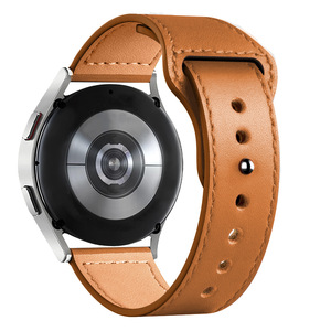 Correa de reloj inteligente para <span class=keywords><strong>samsung</strong></span> <span class=keywords><strong>watch</strong></span> 4, banda de cuero magnético curvo para <span class=keywords><strong>samsung</strong></span> <span class=keywords><strong>watch</strong></span> 4 40 42 44 46mm, <span class=keywords><strong>2022</strong></span> - Product Image 2