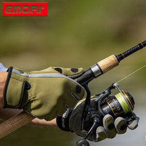 Guantes de Caza Elásticos de Alta Calidad, Guantes de Pesca para Clima Frío con Tres Dedos Descubiertos de Neopreno - Product Image 6