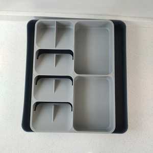 Kitchen Plastic Stretchable Separation Tray Drawer Spoon Knife Fork Cutlery Storage Tray